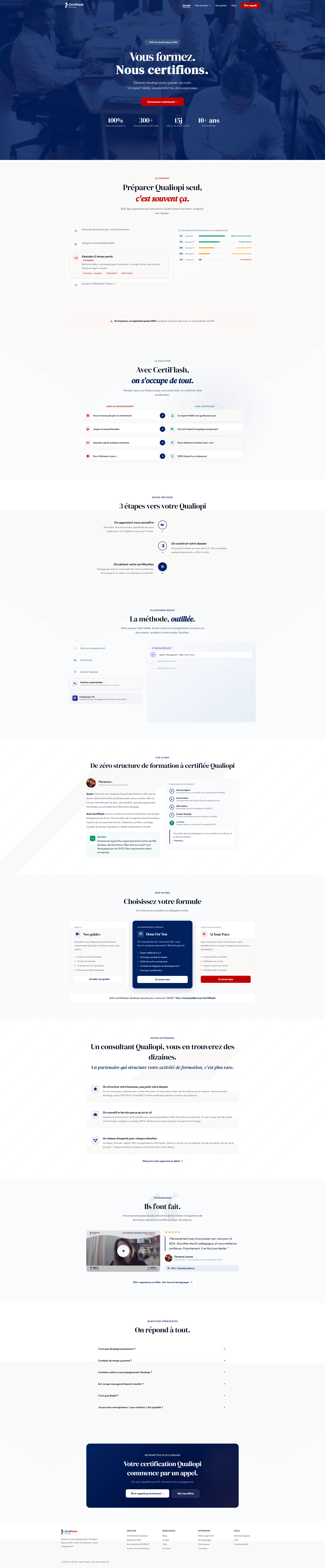 Site vitrine certiflash.fr
